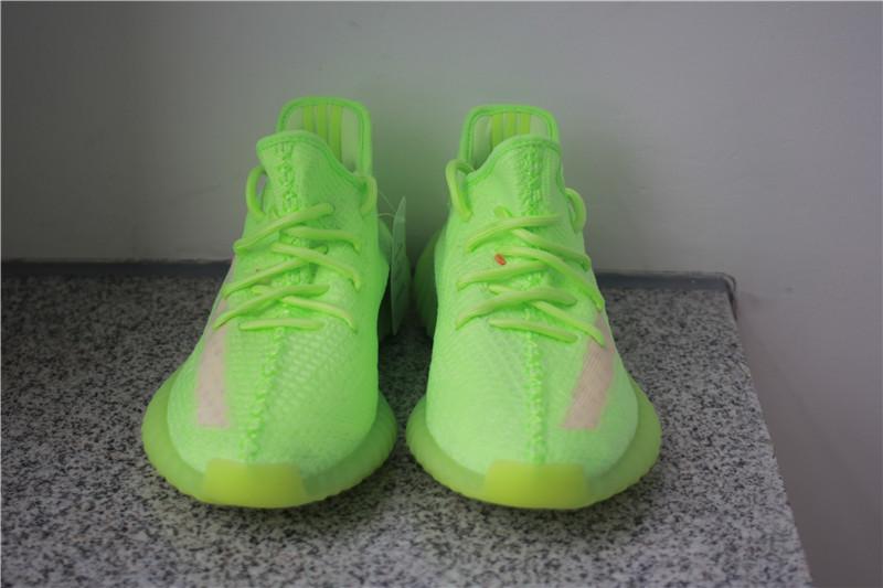 EXCLUSIVE GOD YEEZY 350 V2 GID GLOW WITH REAL PREMEKNIT FROM HUAYIYI WHICH OFFER PRIMEKNIT TO ADIDAS DIRECTLY READY TO SHIP